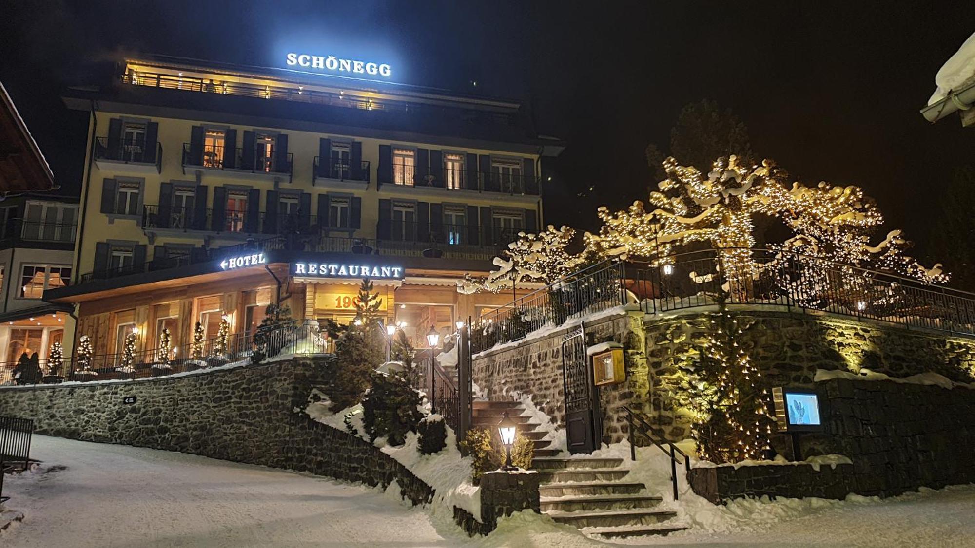 Hotel Schönegg Wengen Exterior foto