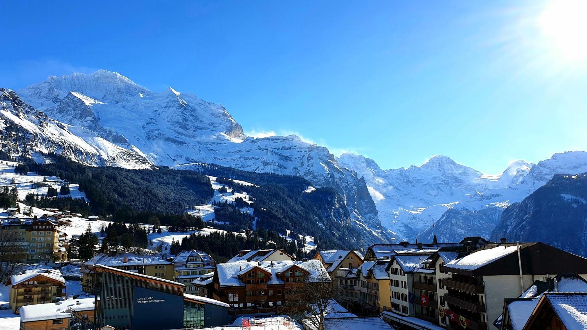 Hotel Schönegg Wengen Exterior foto